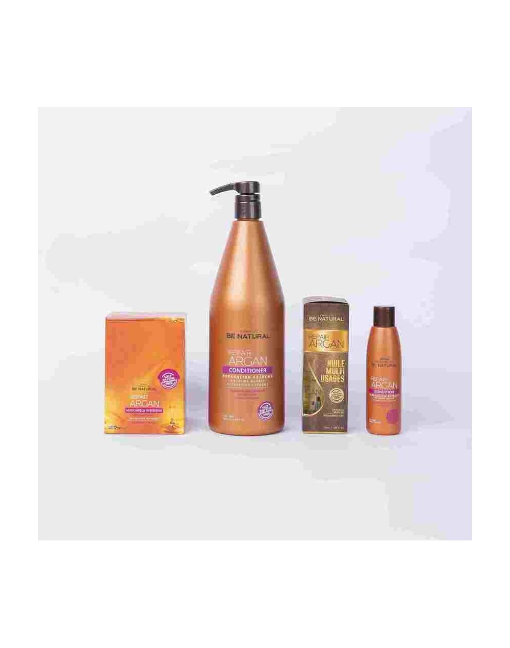 Combo de tratamiento reparador capilar con argan