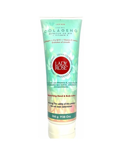 Crema fluida lady rose con colágeno  coenzima q10  vitamina e
