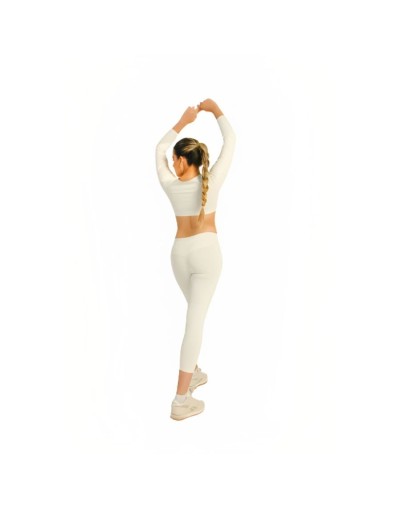 Crop top suerte blanco 