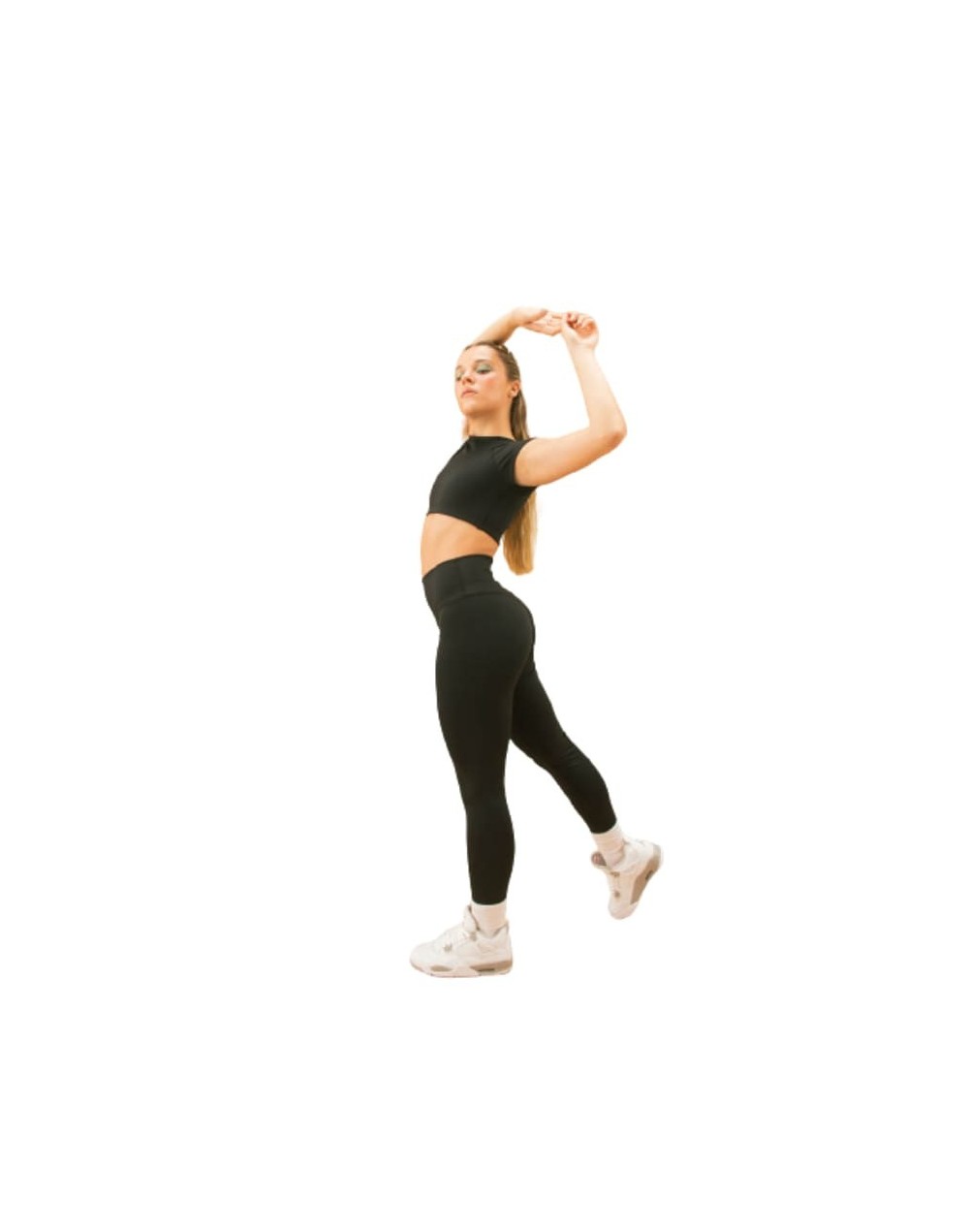 Crop top atlas negro 