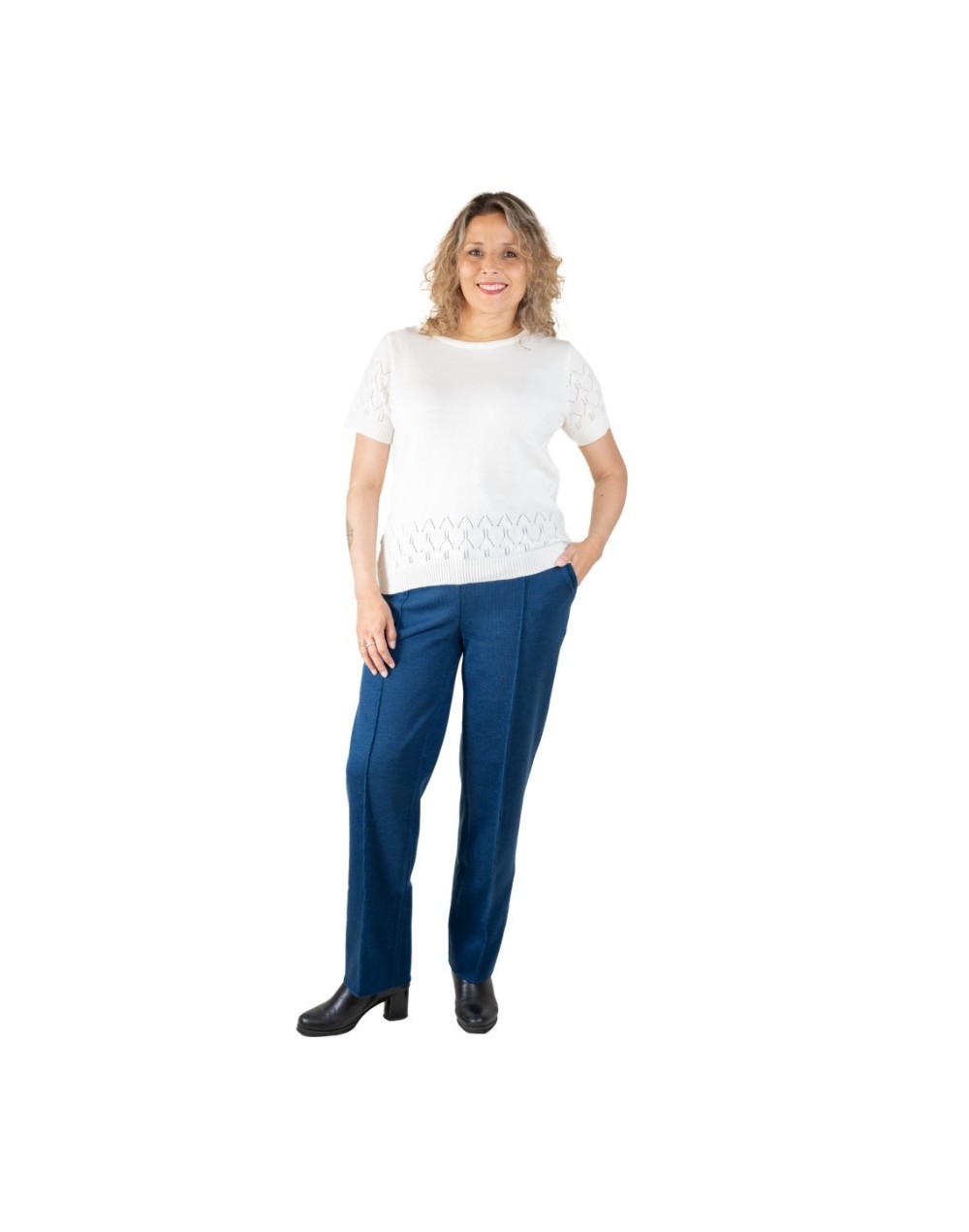 Pantalon de lana para mujer