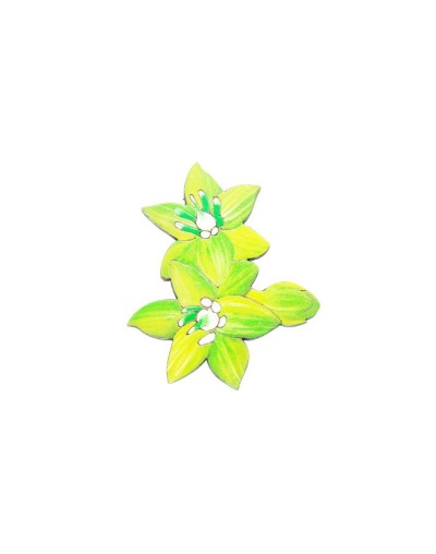 Pin en madera flor de aguacate 