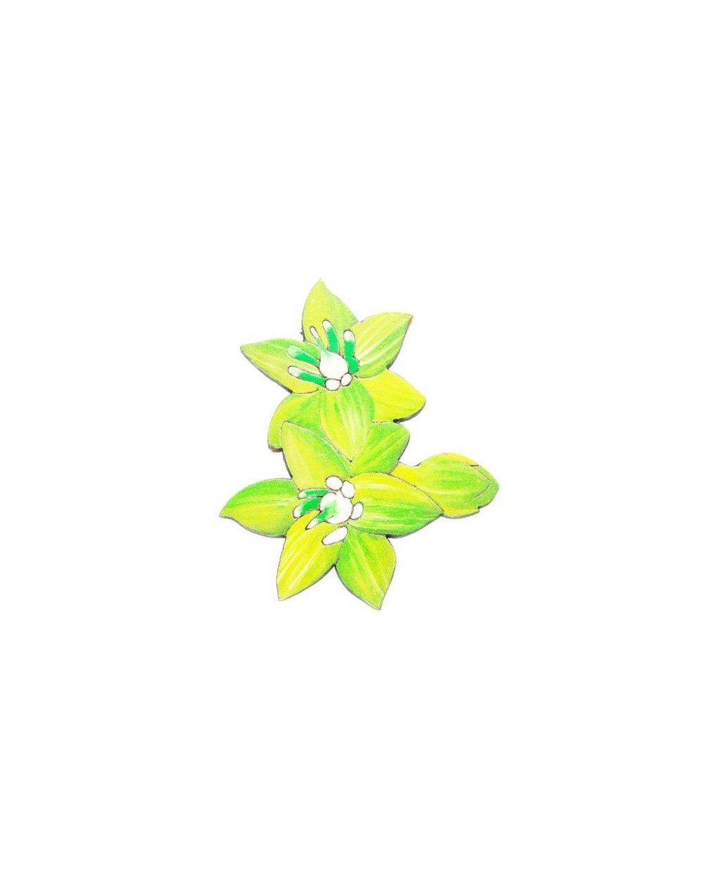 Pin en madera flor de aguacate 