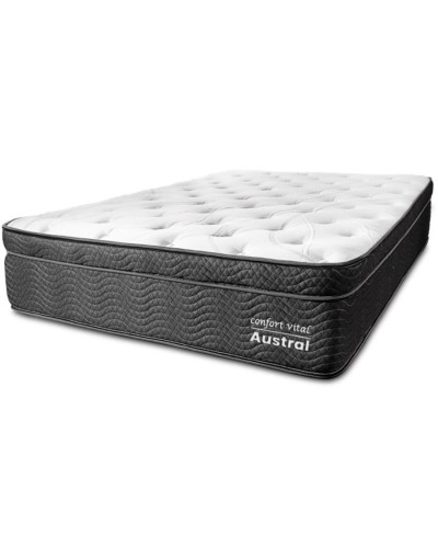 Combo base  colchón pocket eurotop vital doble