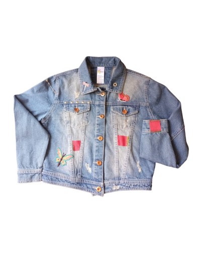 Chaqueta mariposas rojas