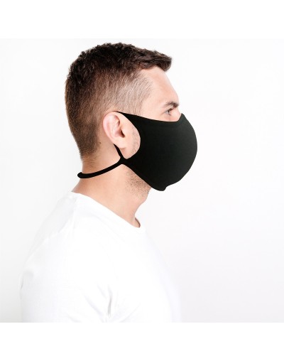 Tapabocas ajustable adulto doble faz verde sprucenegro