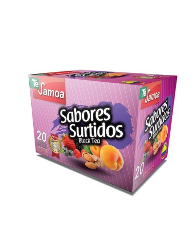 Té negro sabores surtidos x 20