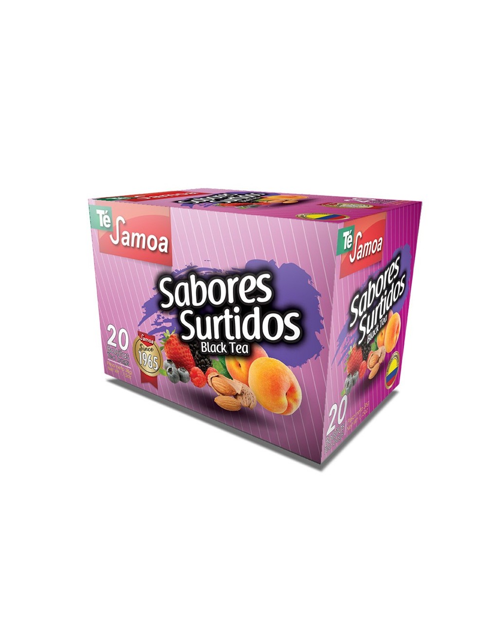 Té negro sabores surtidos x 20
