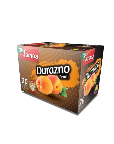 Té negro durazno x 20
