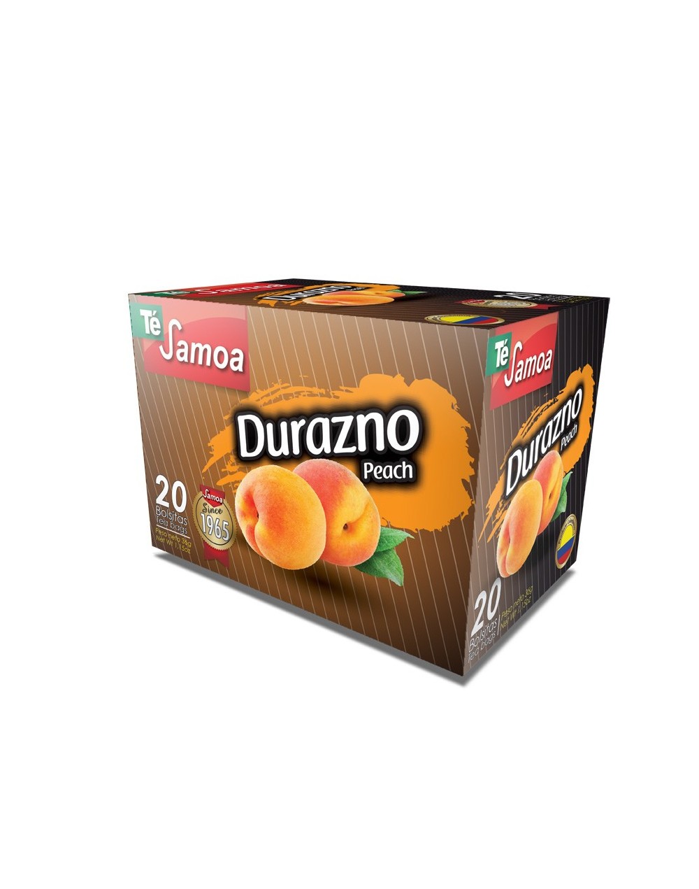 Té negro durazno x 20