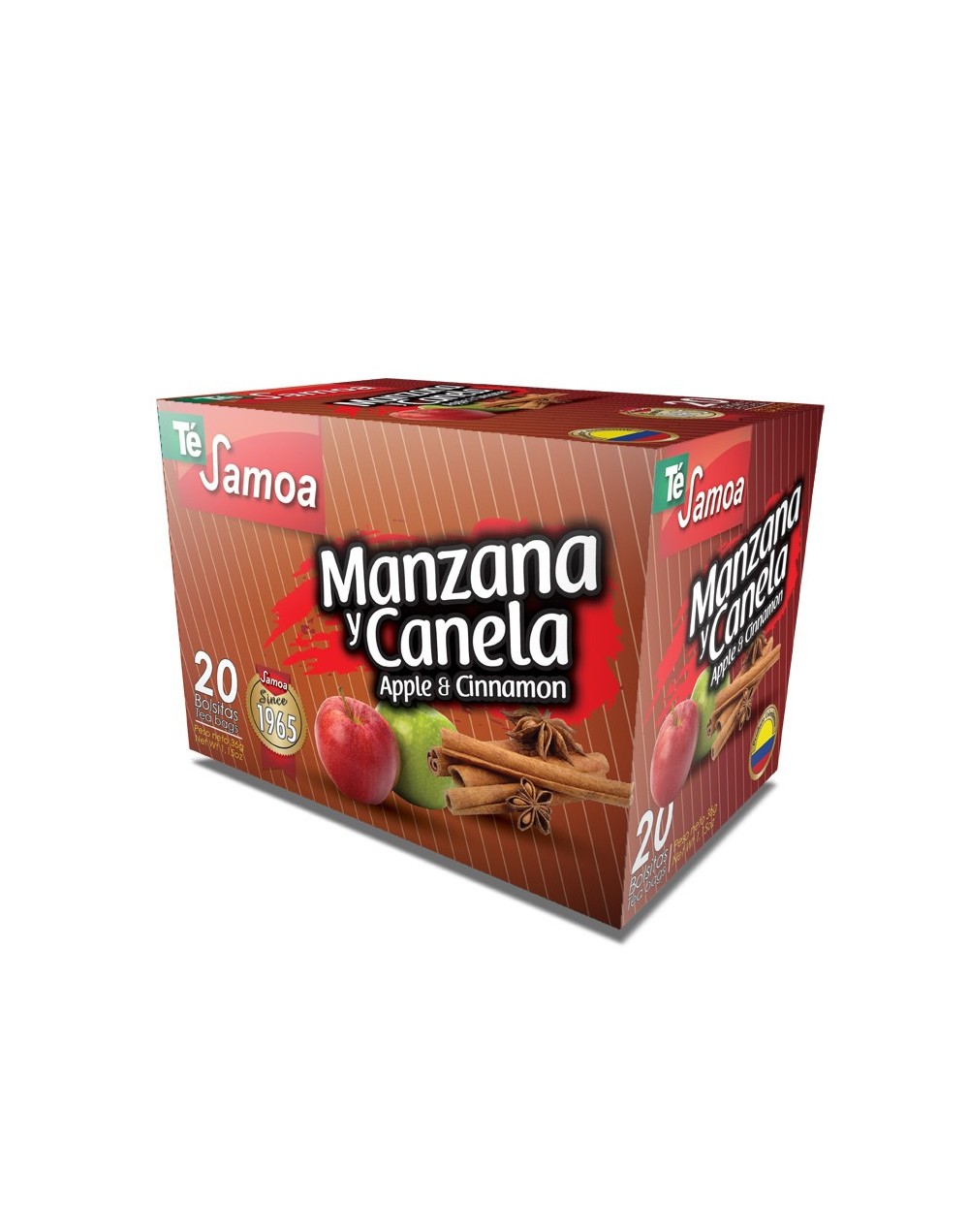 Té negro manzana-canela x 20
