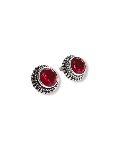 Aretes artesanales tipo bali