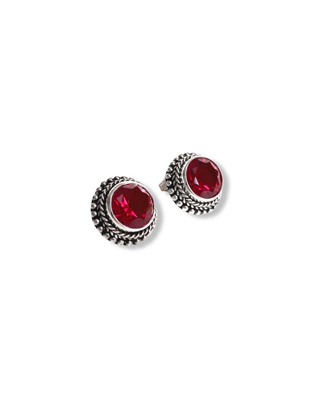 Aretes artesanales tipo bali