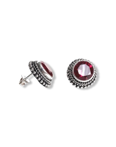 Aretes artesanales tipo bali
