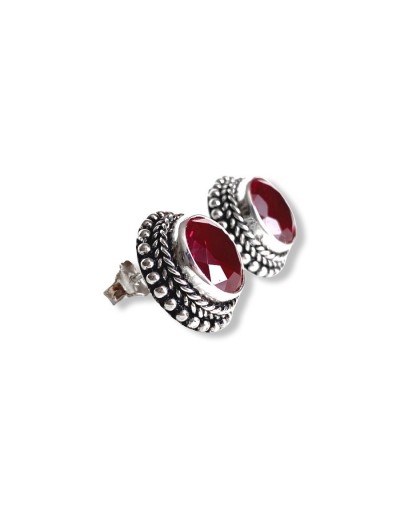 Aretes artesanales tipo bali