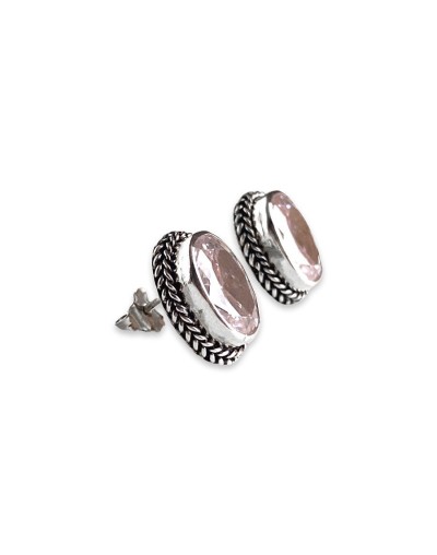 Aretes ovalados tipo Bali