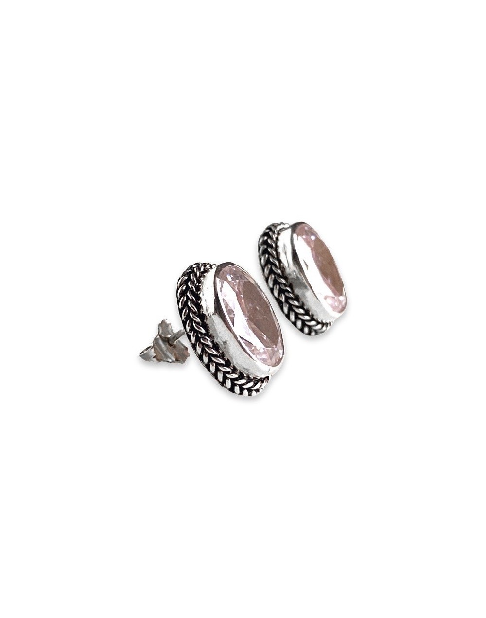 Aretes ovalados tipo Bali