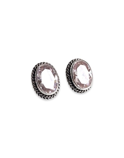Aretes ovalados tipo Bali