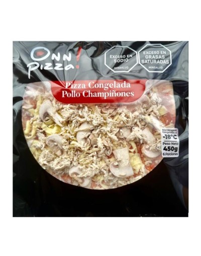 Pizza congelada pollo champiñon