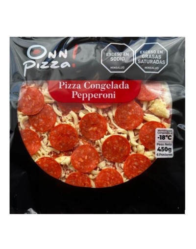 Pizza congelada pepperoni