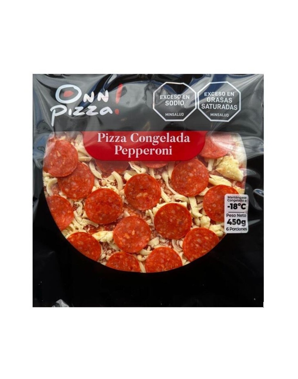 Pizza congelada pepperoni