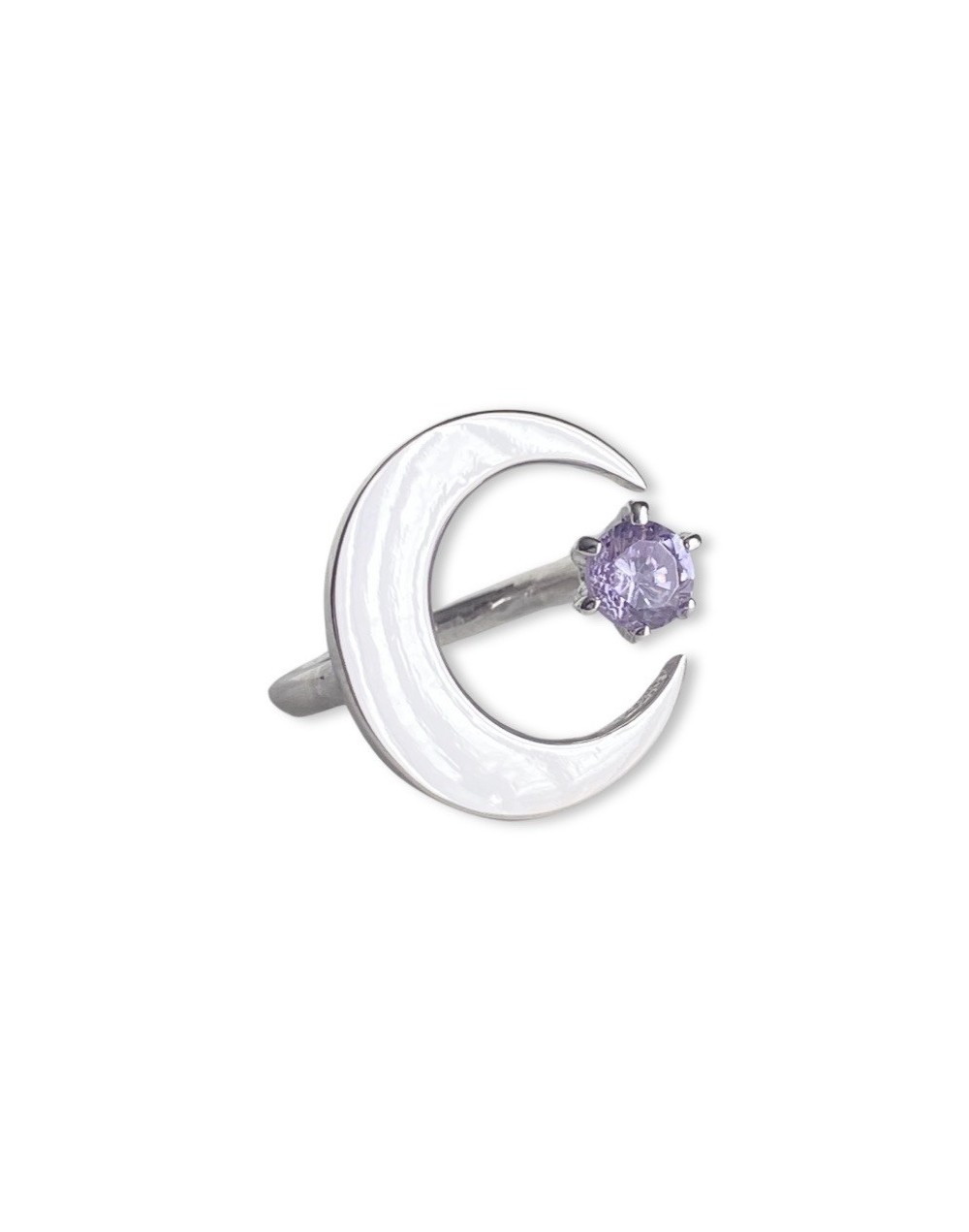 Anillo luna y estrella
