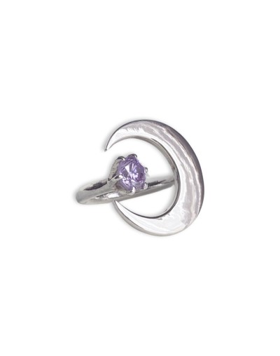 Anillo luna y estrella