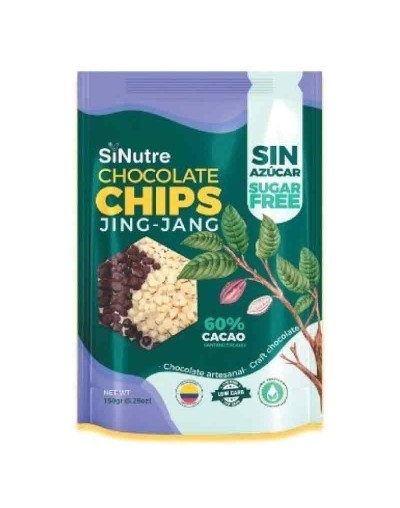 Chips chocolate jing jang x 150 gr