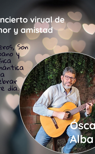 Concierto de Amor y Amistad con Óscar Alba