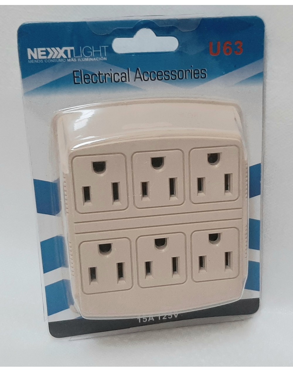 Multitoma de pared de 6 servicios