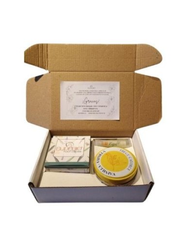 Kit básico 01 (vela 1314 vainilla +lips neutro + foot)