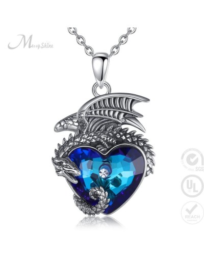 Dragón del corazón azul