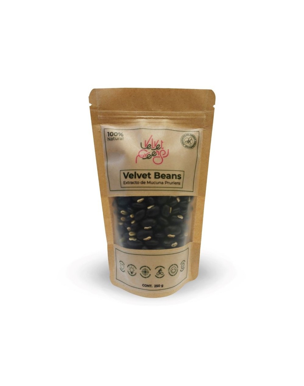 Semilla de mucuna pruriens - 250 g