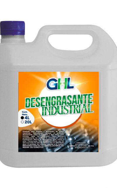 DESENGRASANTE INDUSTRIAL 4 litros