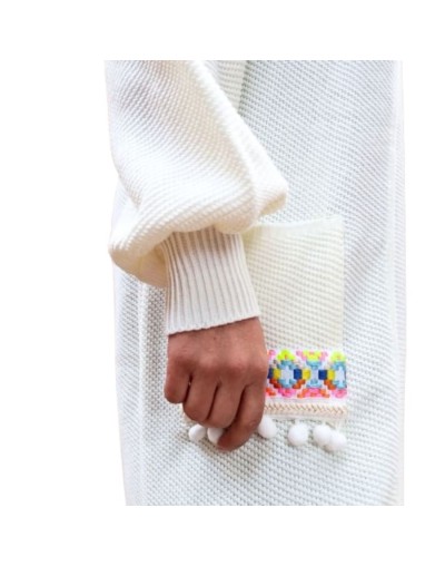 Cardigan creativa blanco