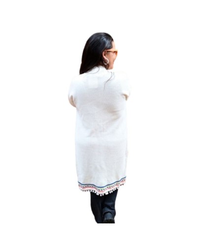 Cardigan creativa blanco
