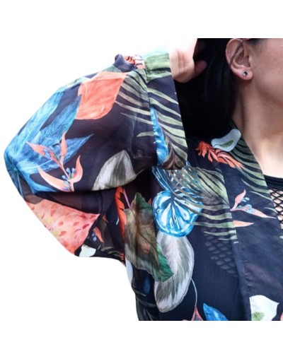 Kimono ayana negro