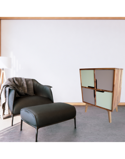 Mueble auxiliar 4p  legno colombia