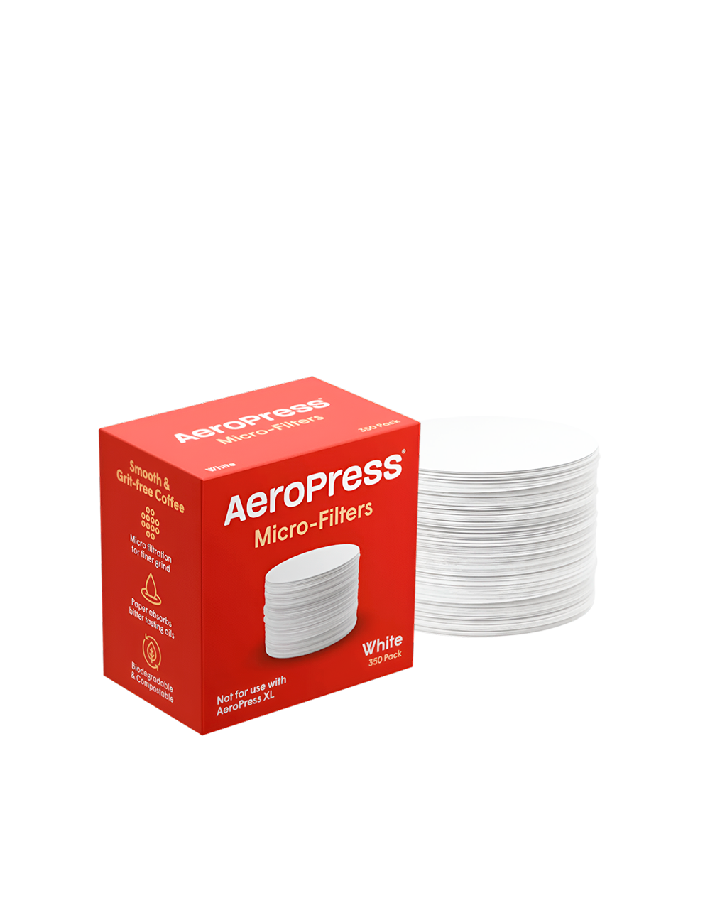 Filtros AeroPress 350 unidades