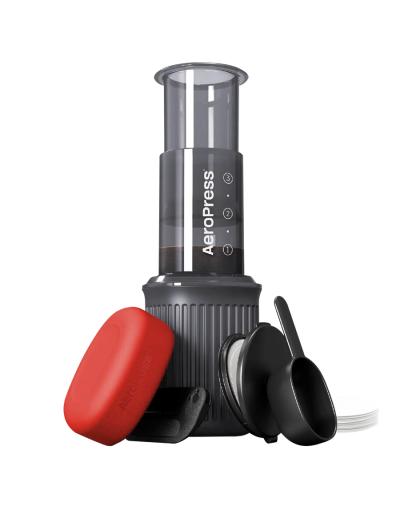 Aeropress go con 100 filtros