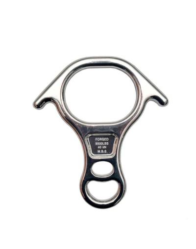 Descendedor ocho en aluminio