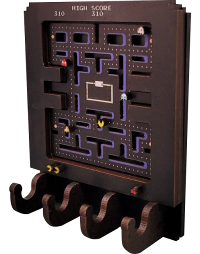 Cuelga llaves / Porta Llaves 3D Pac man