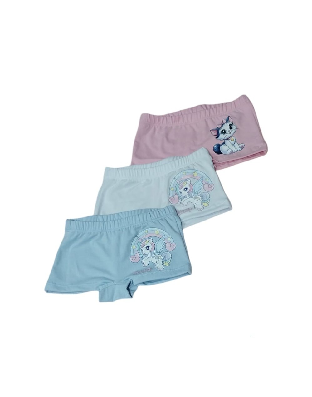 Boxer Niña En Algodón Pack X3