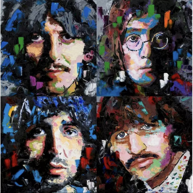 Beatles Face Pintar por números