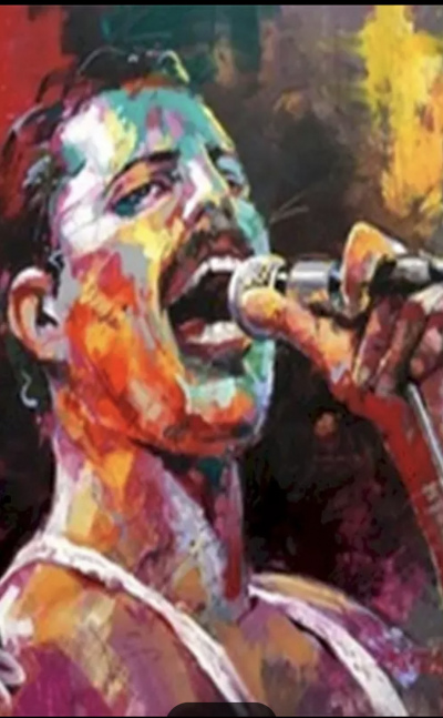 Freddie Mercury & pintar por números 