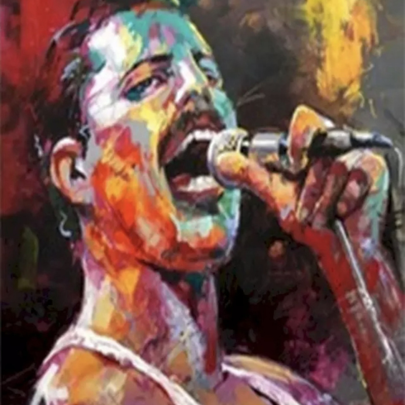 Freddie Mercury  pintar por números 