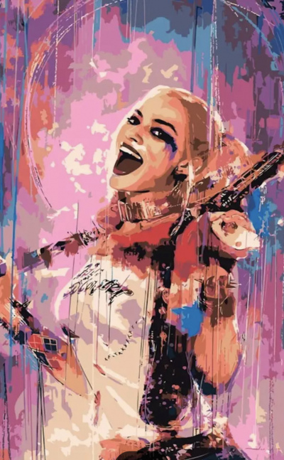 Harley Quinn & pintar por numeros 