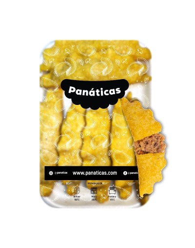 Bandeja empanada maiz carne desmechada x 6 und
