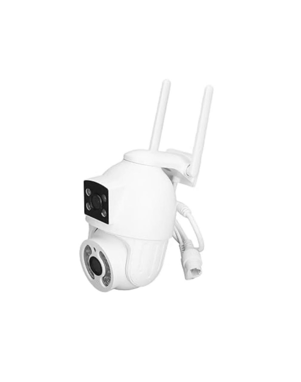 Cámaras WiFi 2K 6MP Cámara de seguridad de visión nocturna a todo color para exteriores