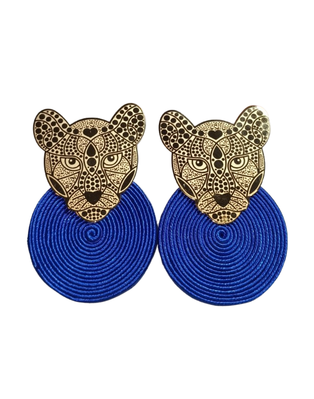 Aretes Jaguar Azul
